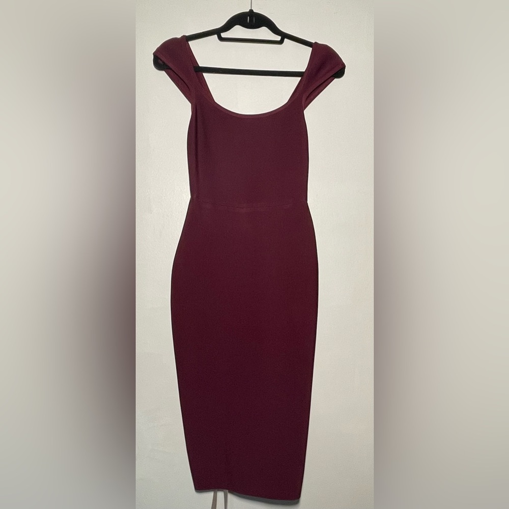 House of CB | ‘Anelle’ Wine Bandage Dress | S | Wine - Picture 6 of 10